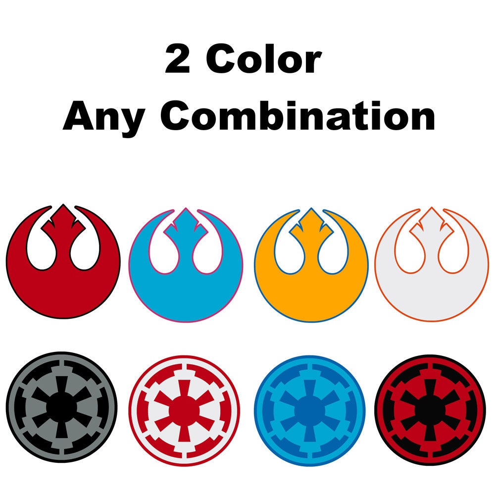 Rebel & Imperial Decal Sticker