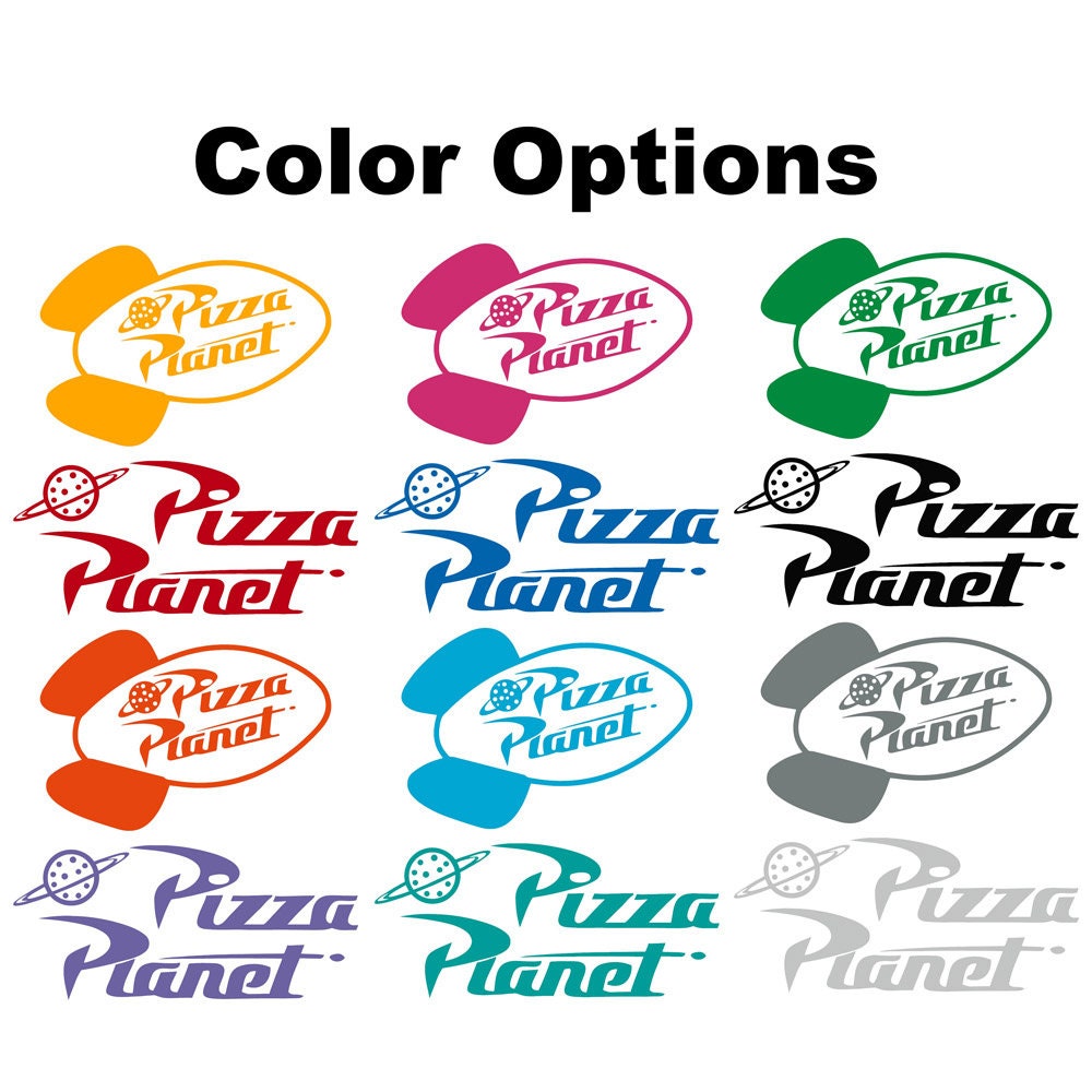 Pizza Planet Decal Sticker