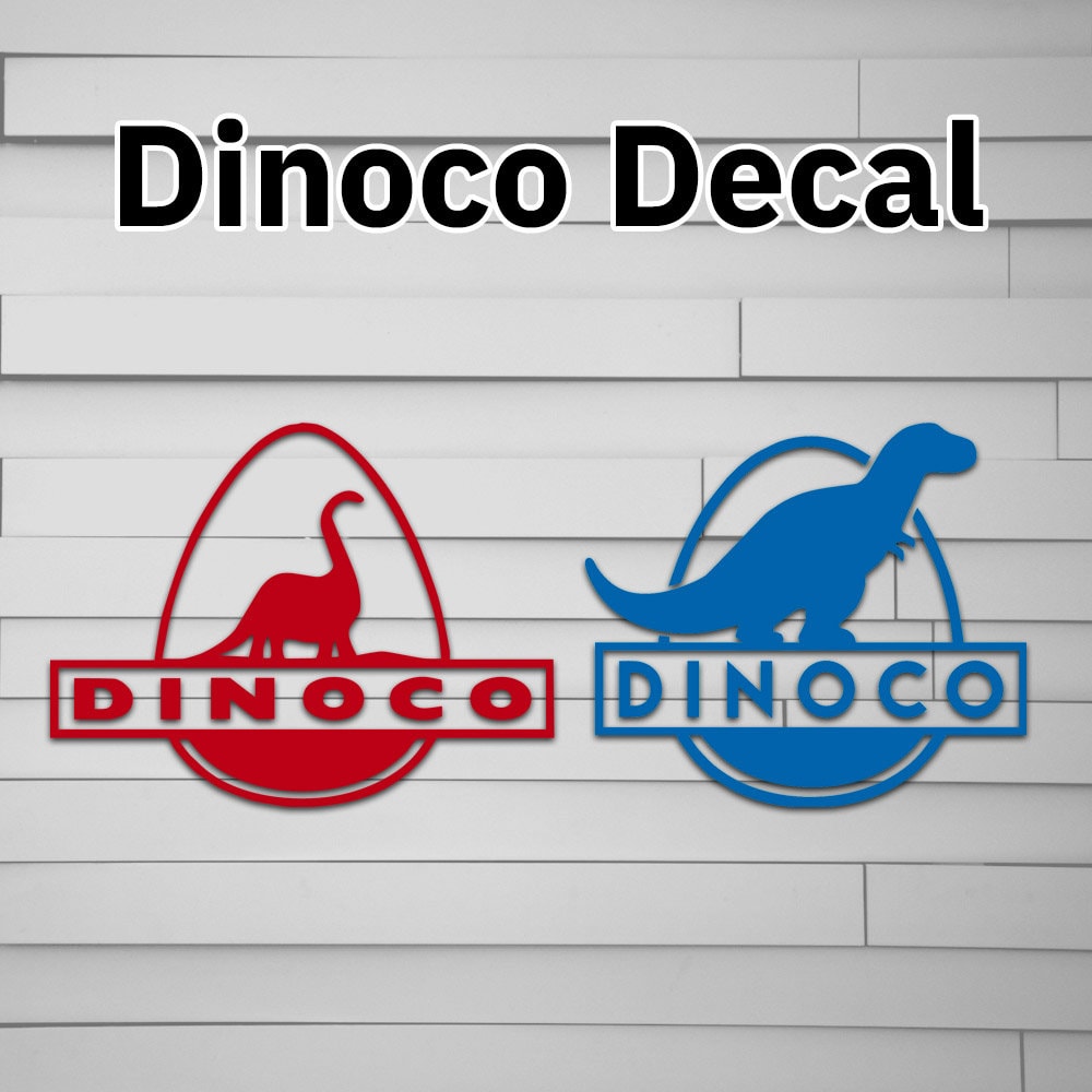Dinoco Decal Sticker