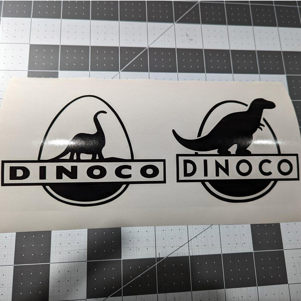 Dinoco Decal Sticker