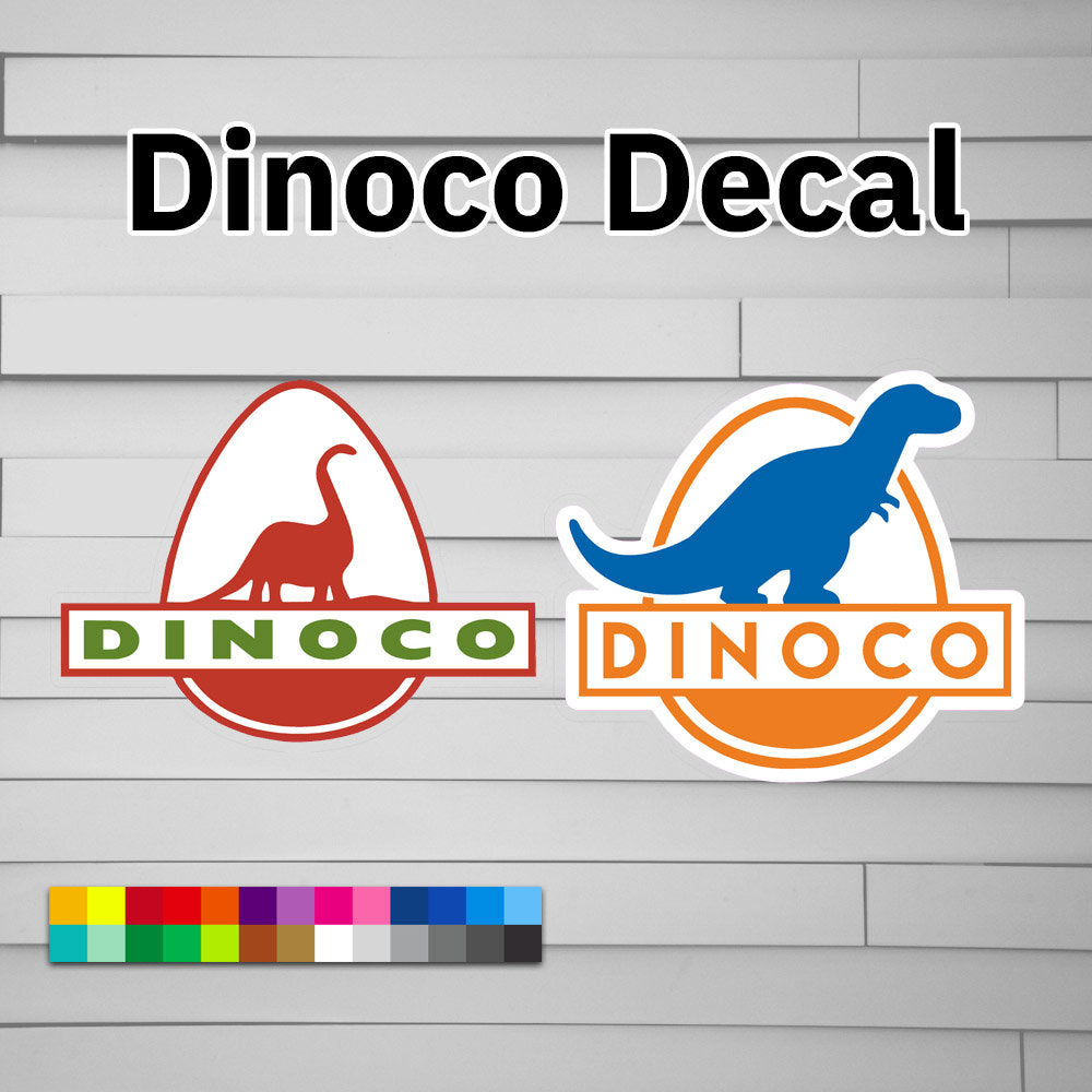 Dinoco Decal Sticker