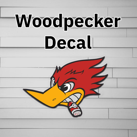 Woody Woodpecker Cigar Decal