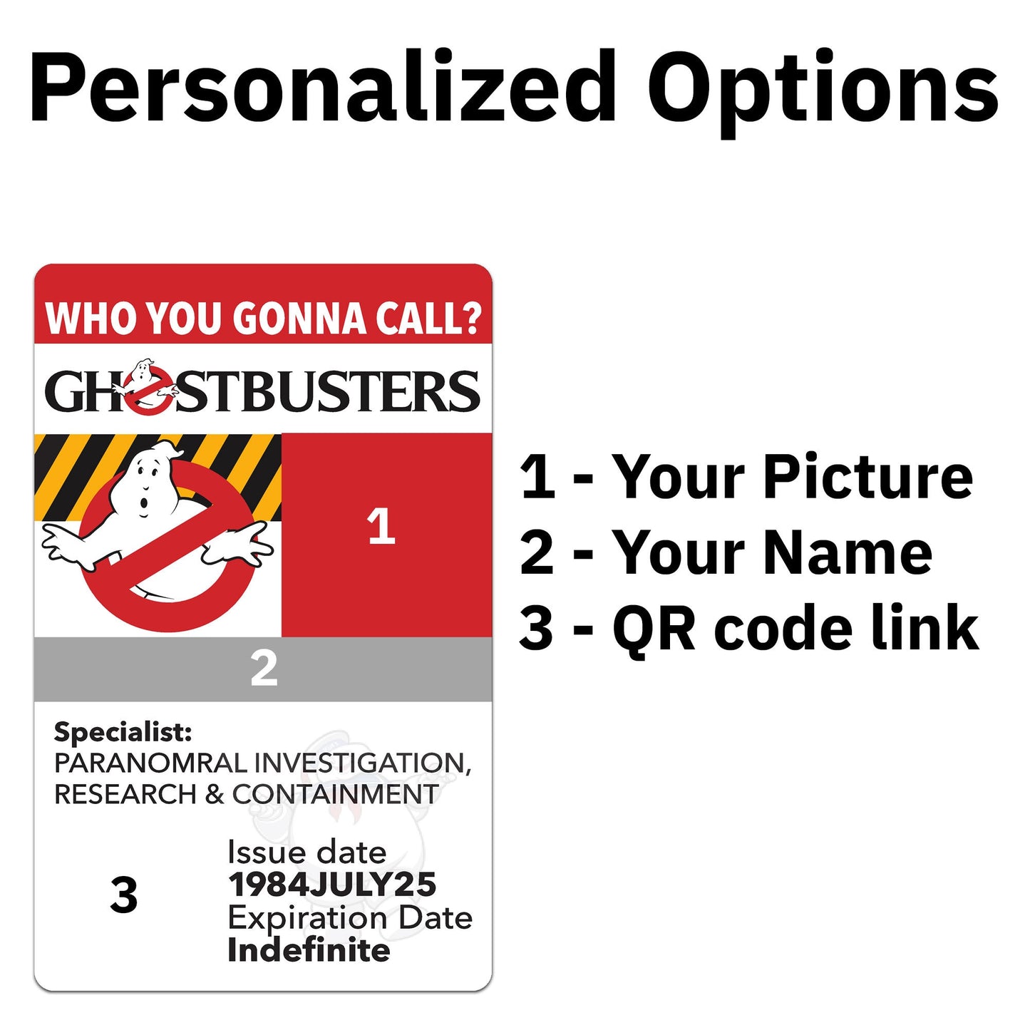 Ghostbusters ID Card