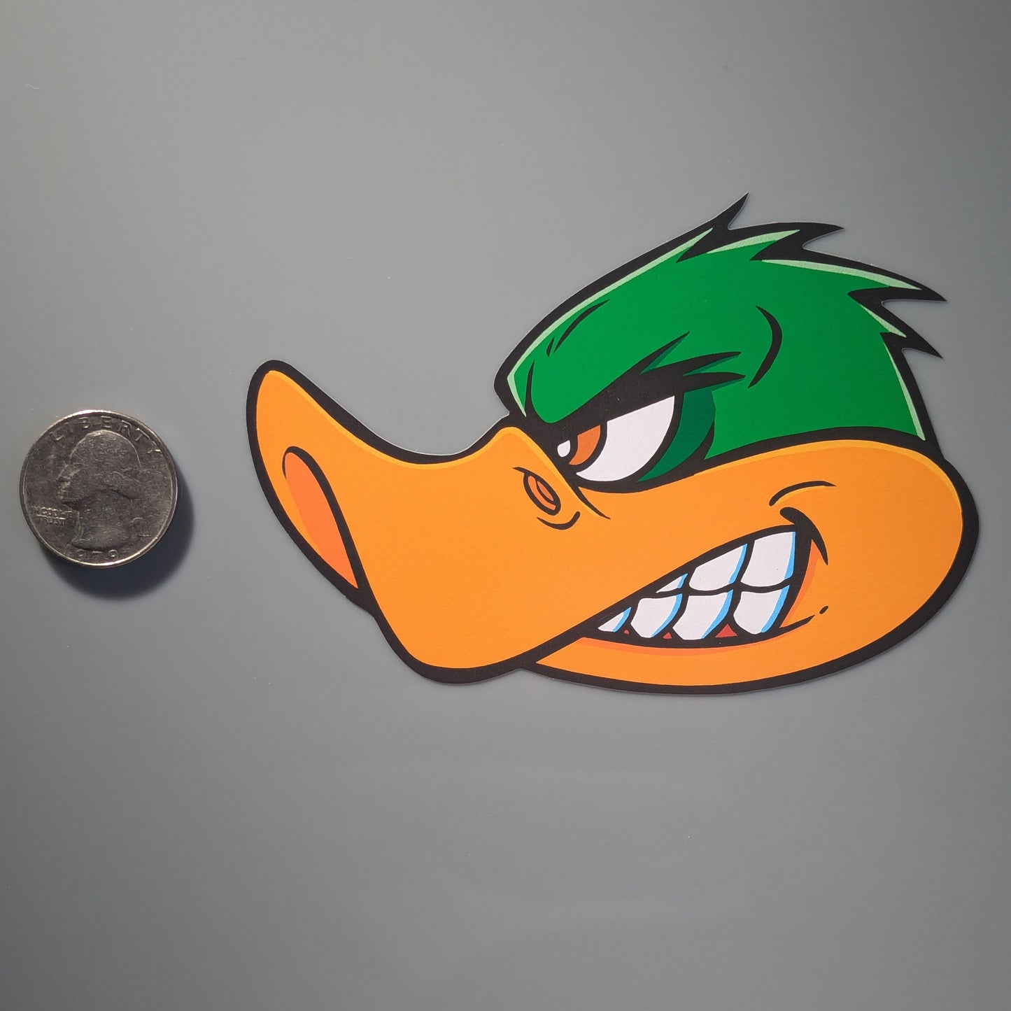 Angry Duck Decal Sticker