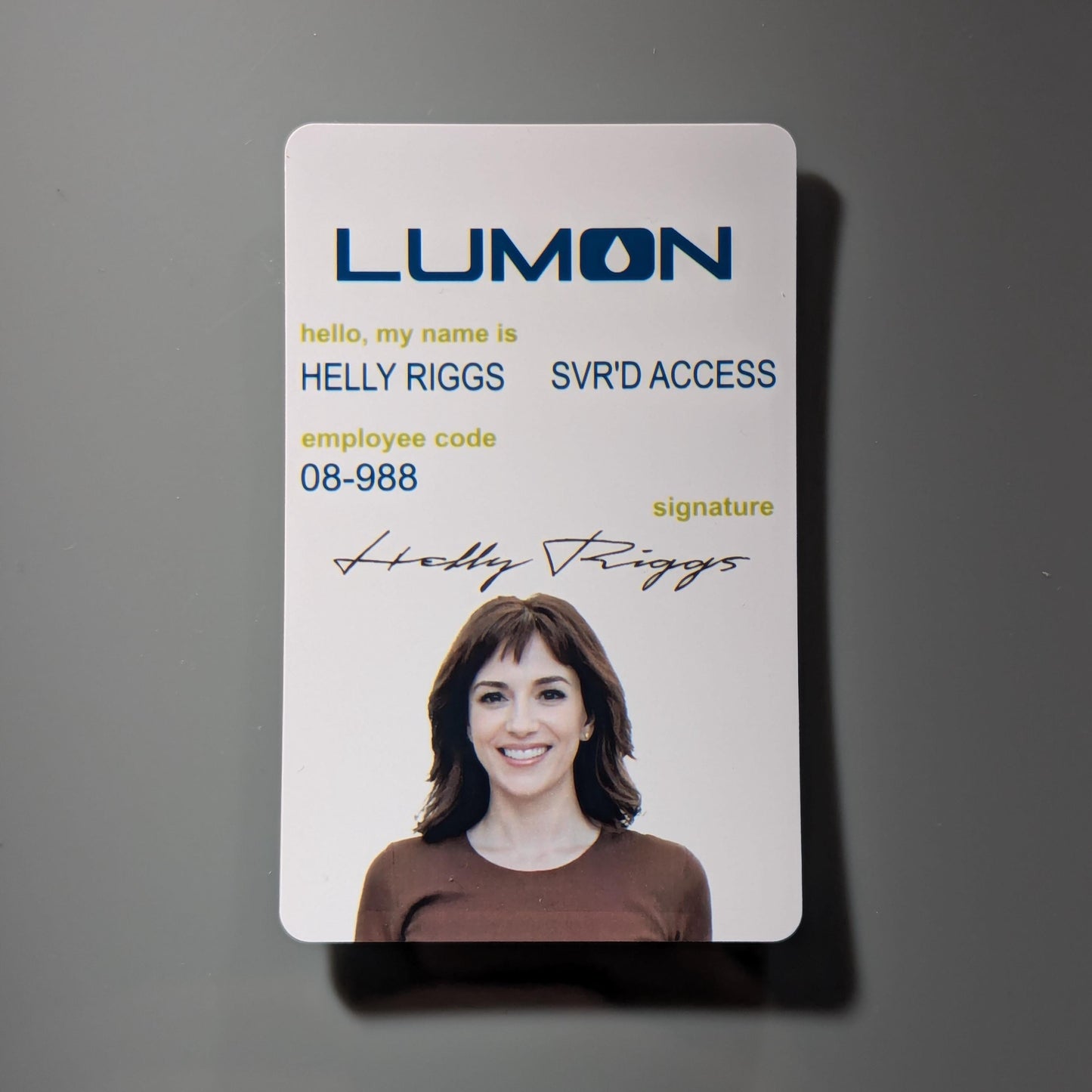 Lumon Industries ID Badge