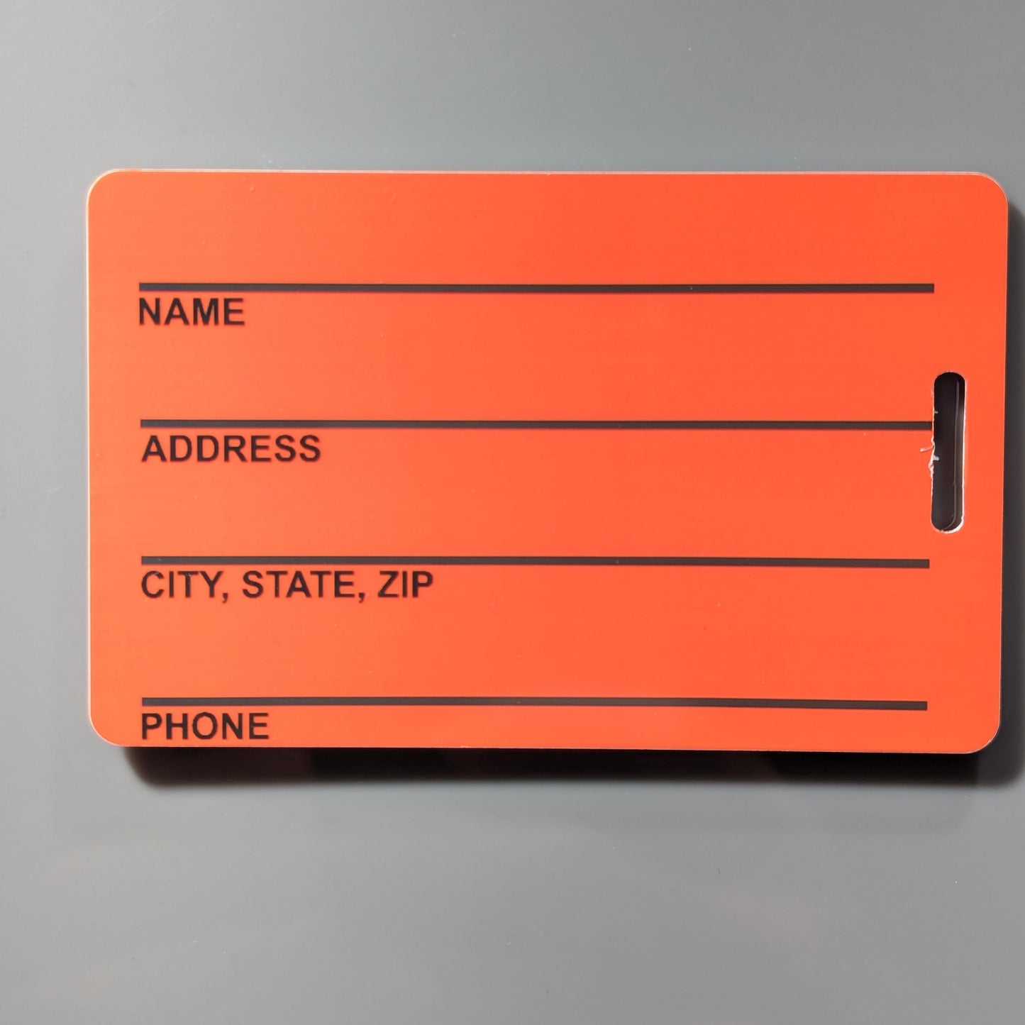 Black Mesa Asset Luggage Tag