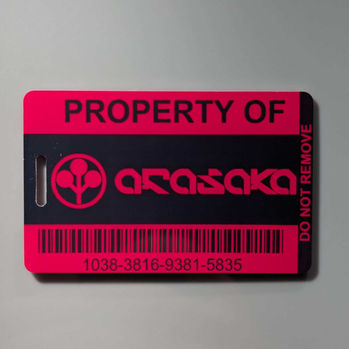 Arasaka Asset Luggage Tag