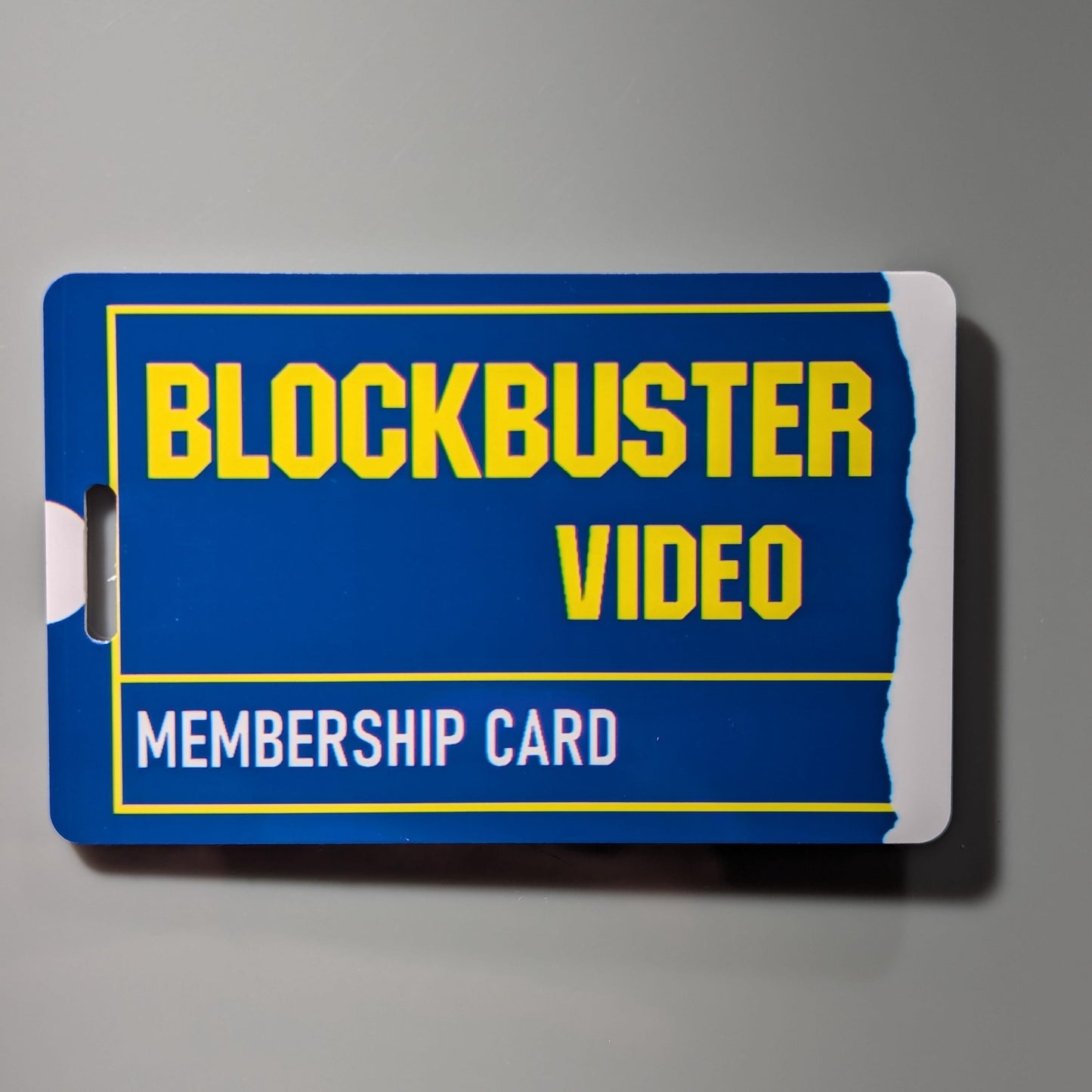 Blockbuster Video Membership Card Luggage Tag