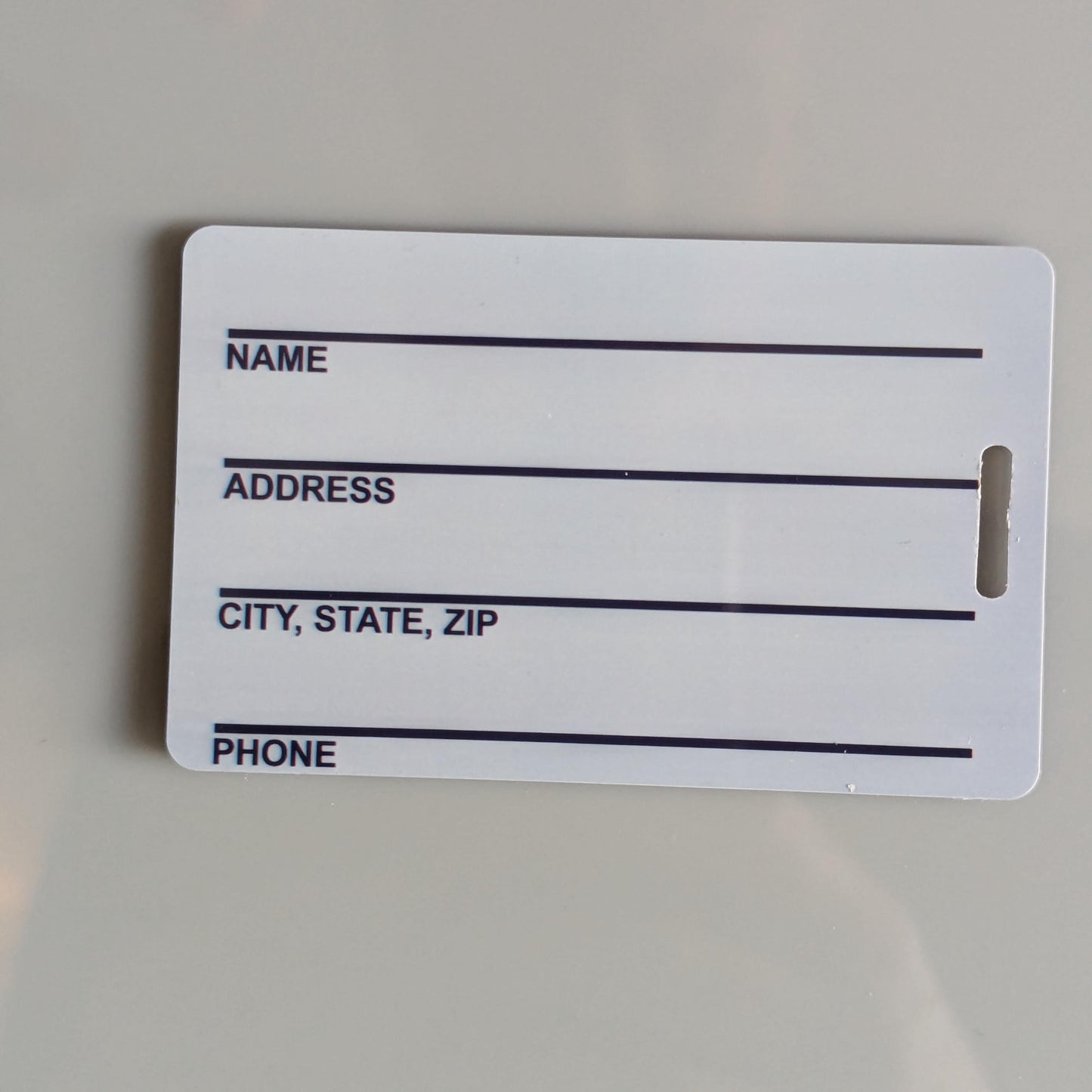 Vought International Asset Luggage Tag