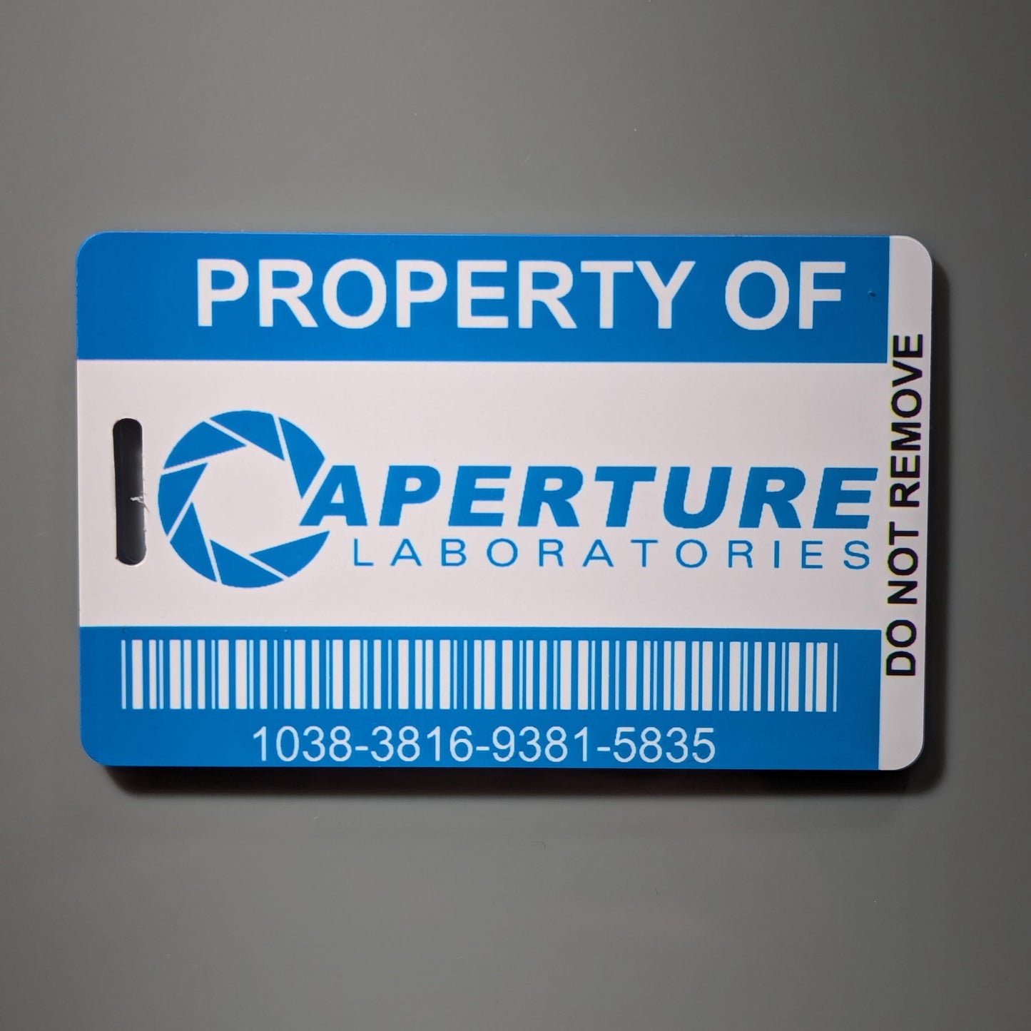 Aperture Labs Asset Luggage Tag