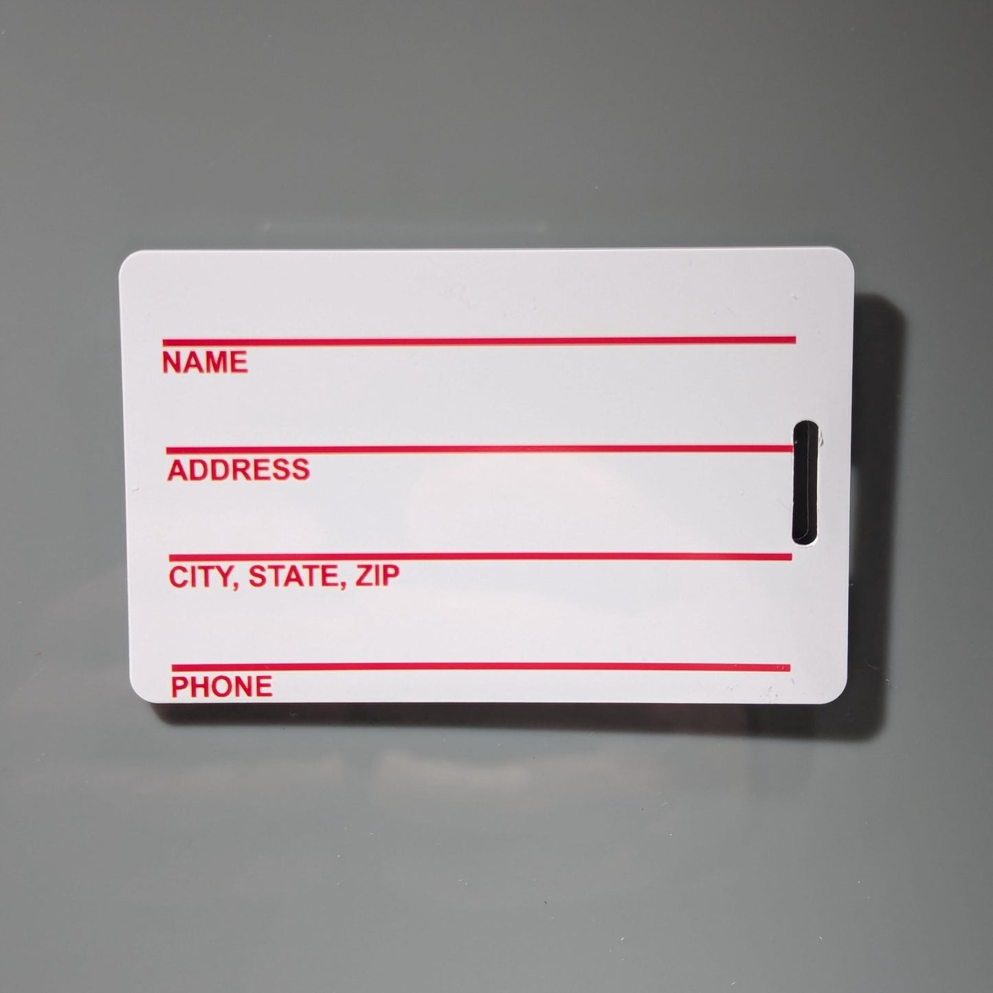 Playing Card Luggage Tag