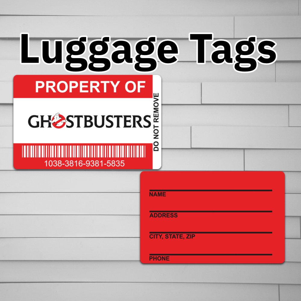 Ghostbusters Asset Luggage Tag
