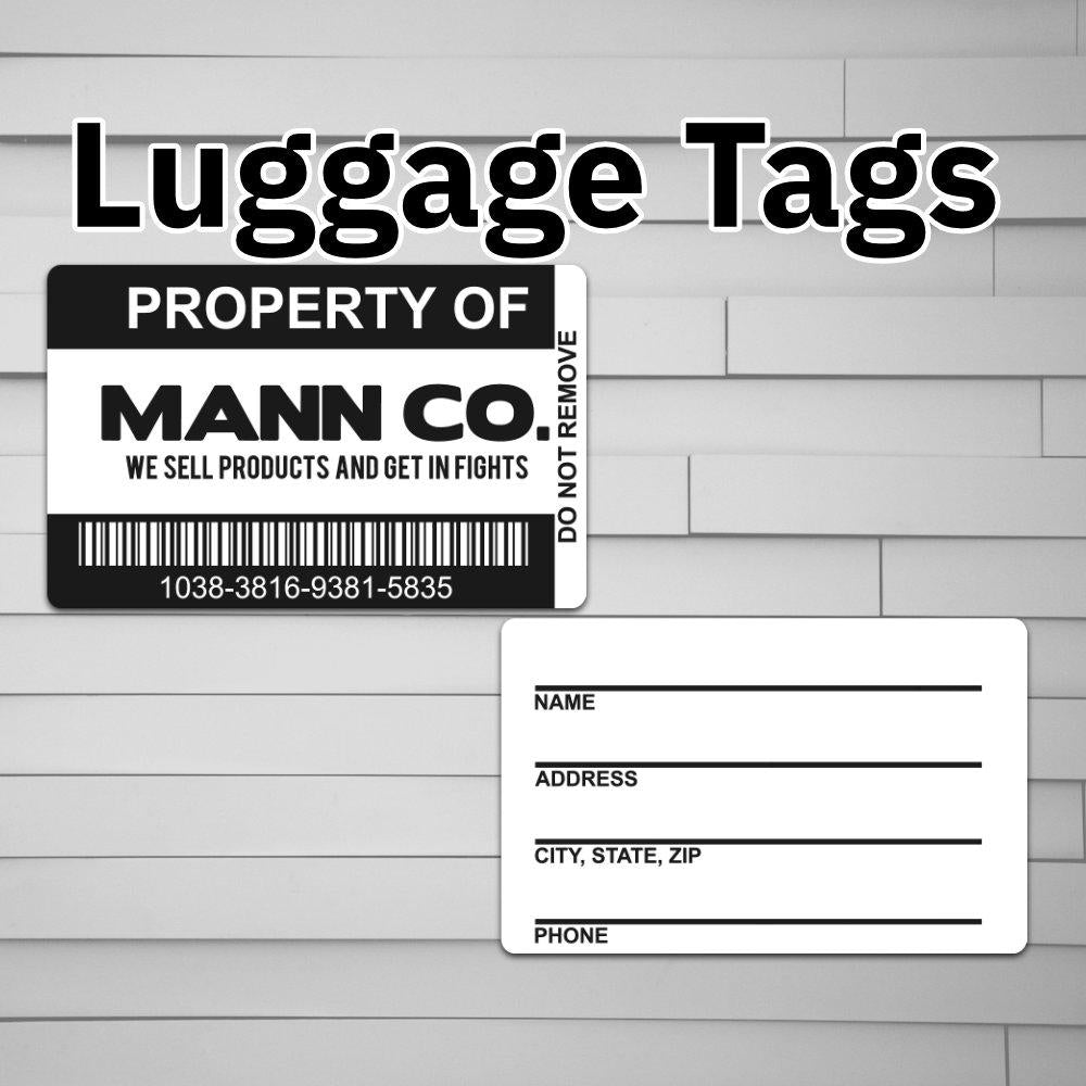 Mann Co Asset Luggage Tag