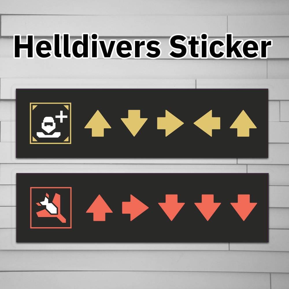 Stratagem Vinyl Decal Sticker