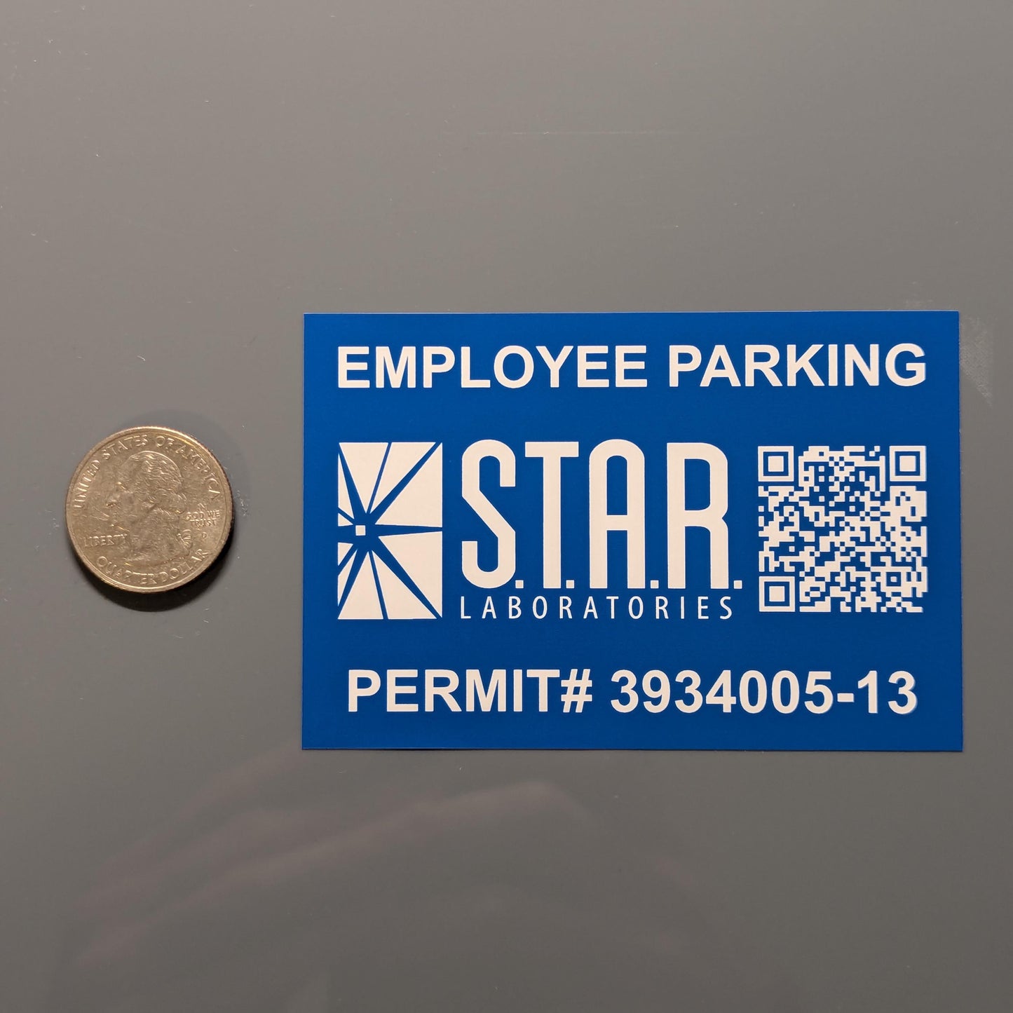 Star Labs Employee Parking Permit Sticker
