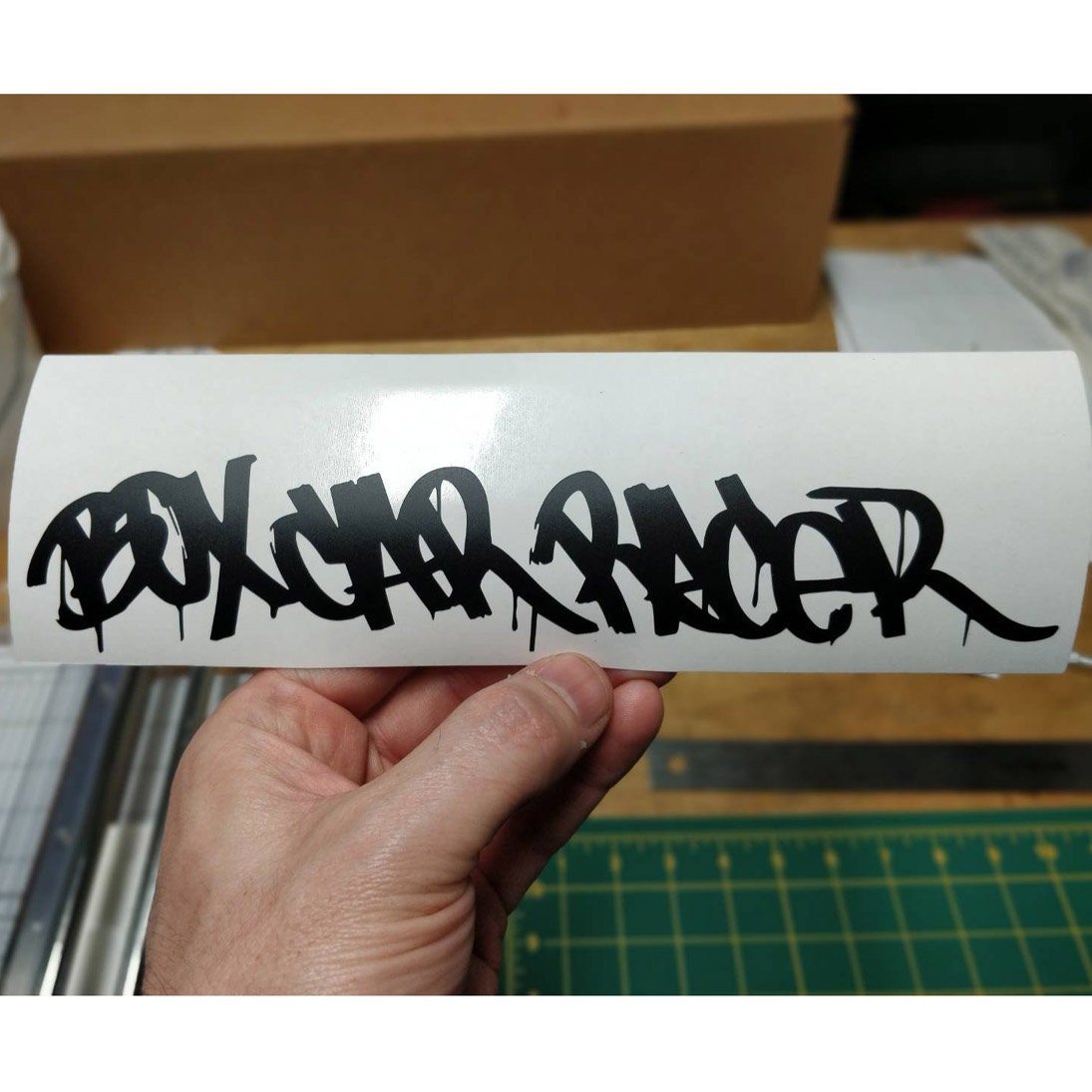 Box Car Racer Decal Sticker