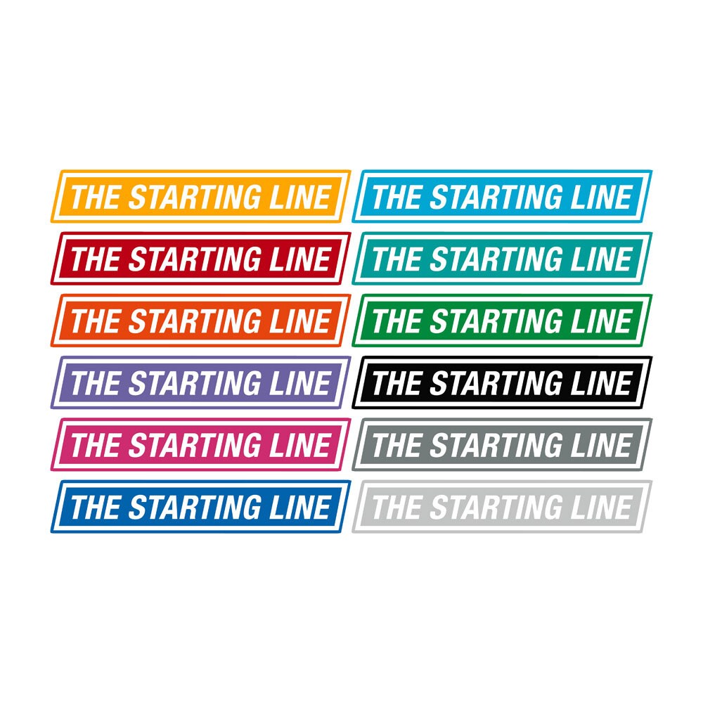 The Starting Line Decal Sticker