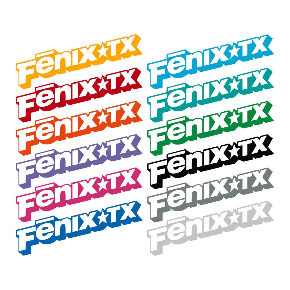 Fenix*TX Decal Sticker Sticker