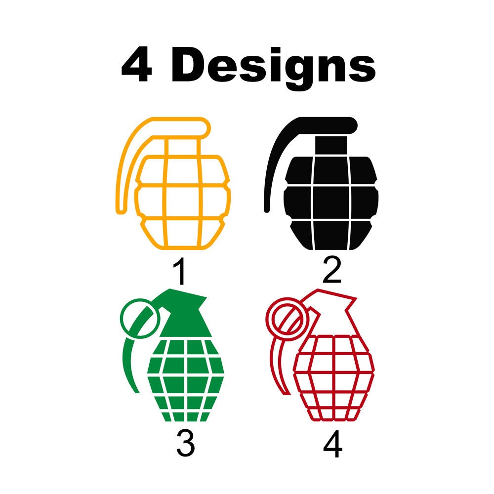 Grenade Decals Sticker