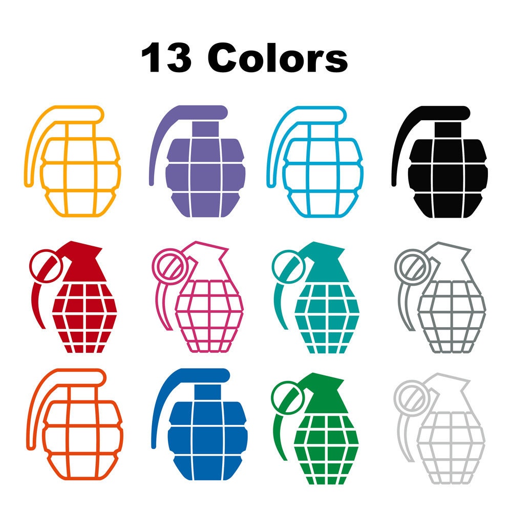 Grenade Decals Sticker
