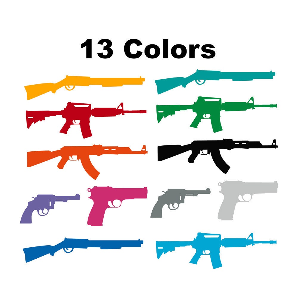 Gun Decals Sticker
