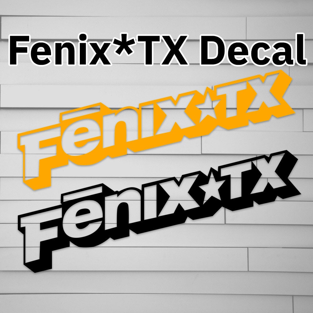 Fenix*TX Decal Sticker Sticker