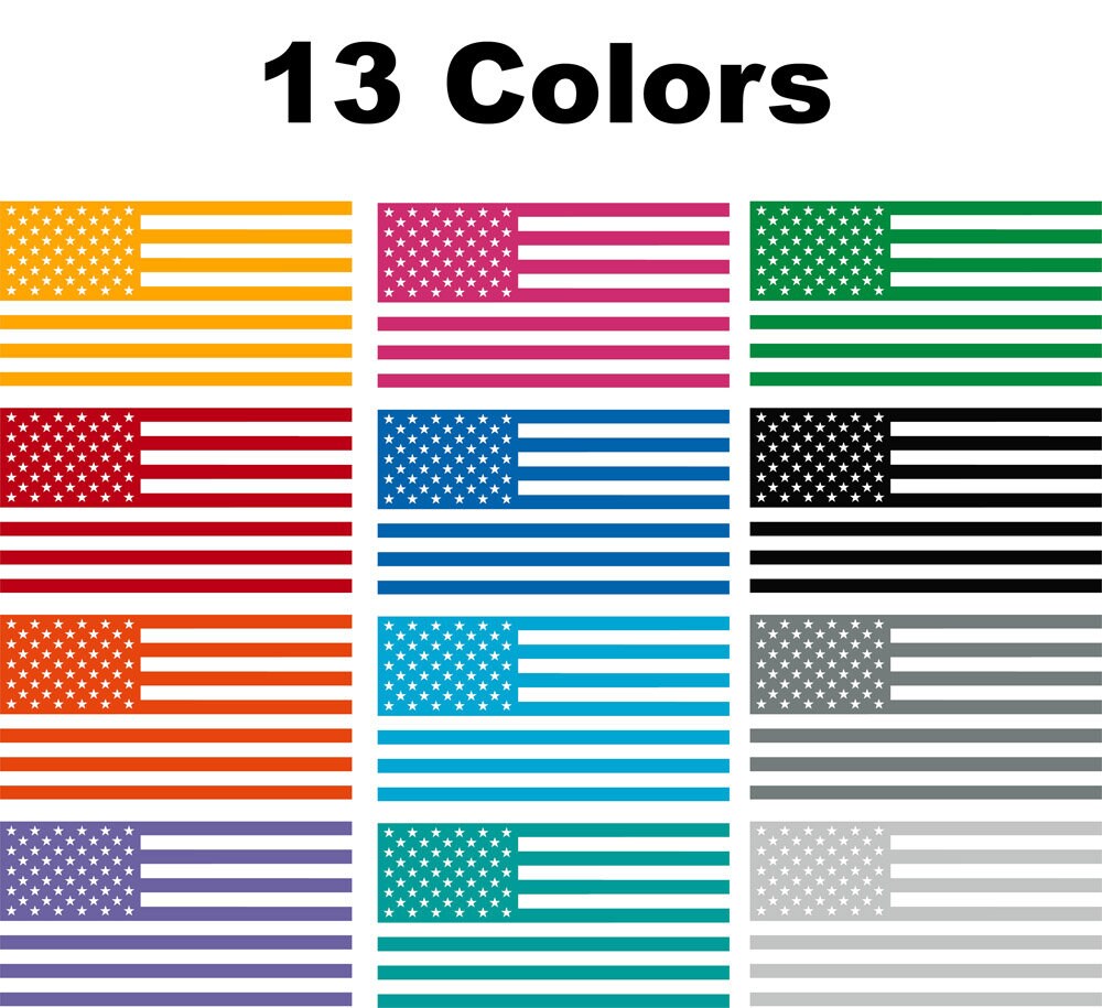 American Flag Decal Sticker