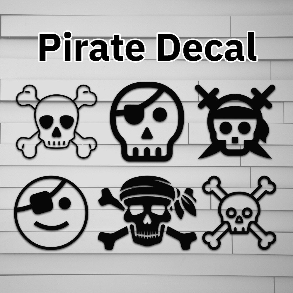 Pirate Decal Sticker