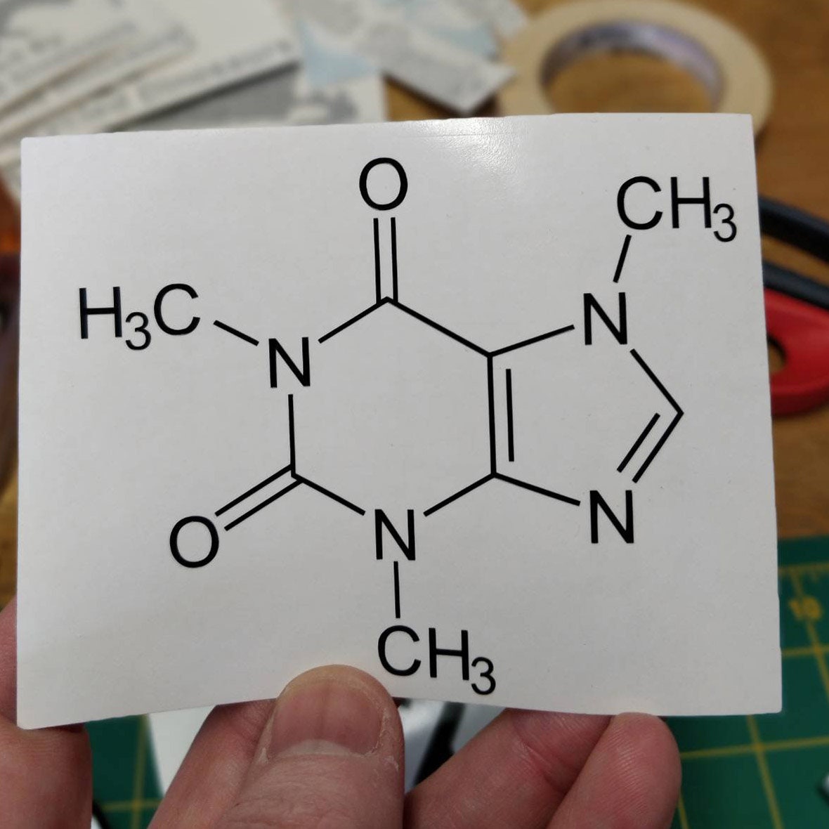 Caffeine Decal Sticker