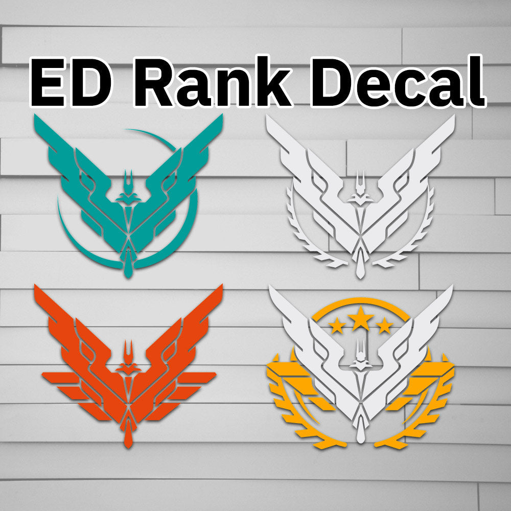 Elite Dangerous Rank Decal Sticker