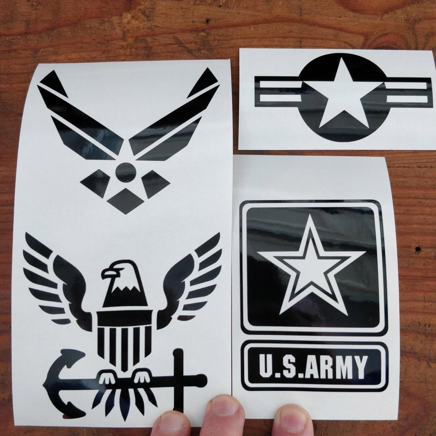 US Military Army, Navy & Air Force Decals Sticker