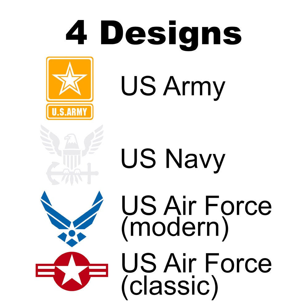 US Military Army, Navy & Air Force Decals Sticker