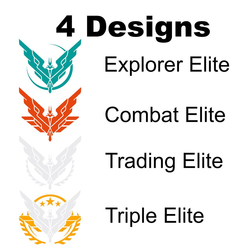 Elite Dangerous Rank Decal Sticker