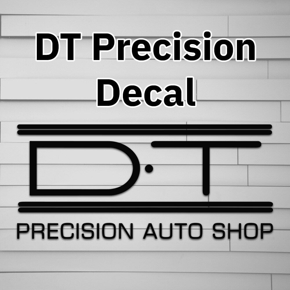 DT Precision Vinyl Decal Sticker