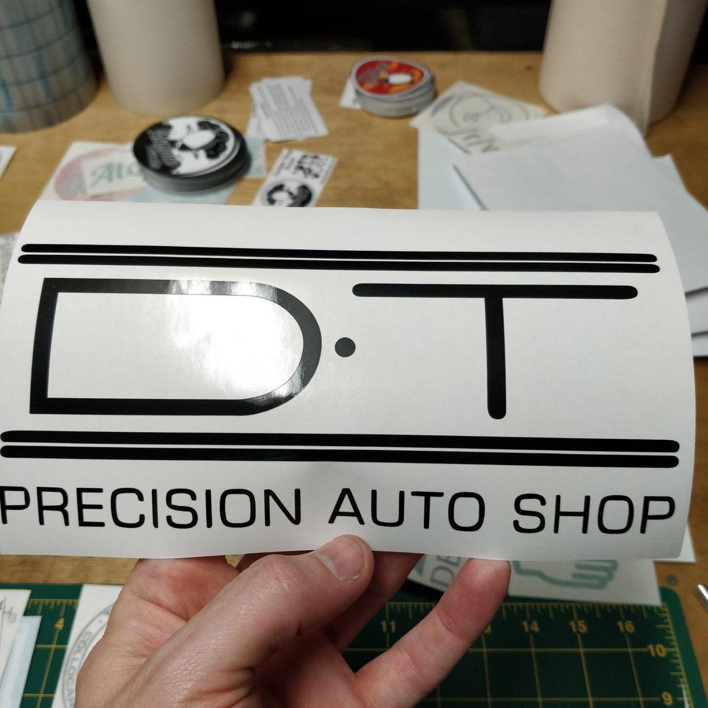 DT Precision Vinyl Decal Sticker
