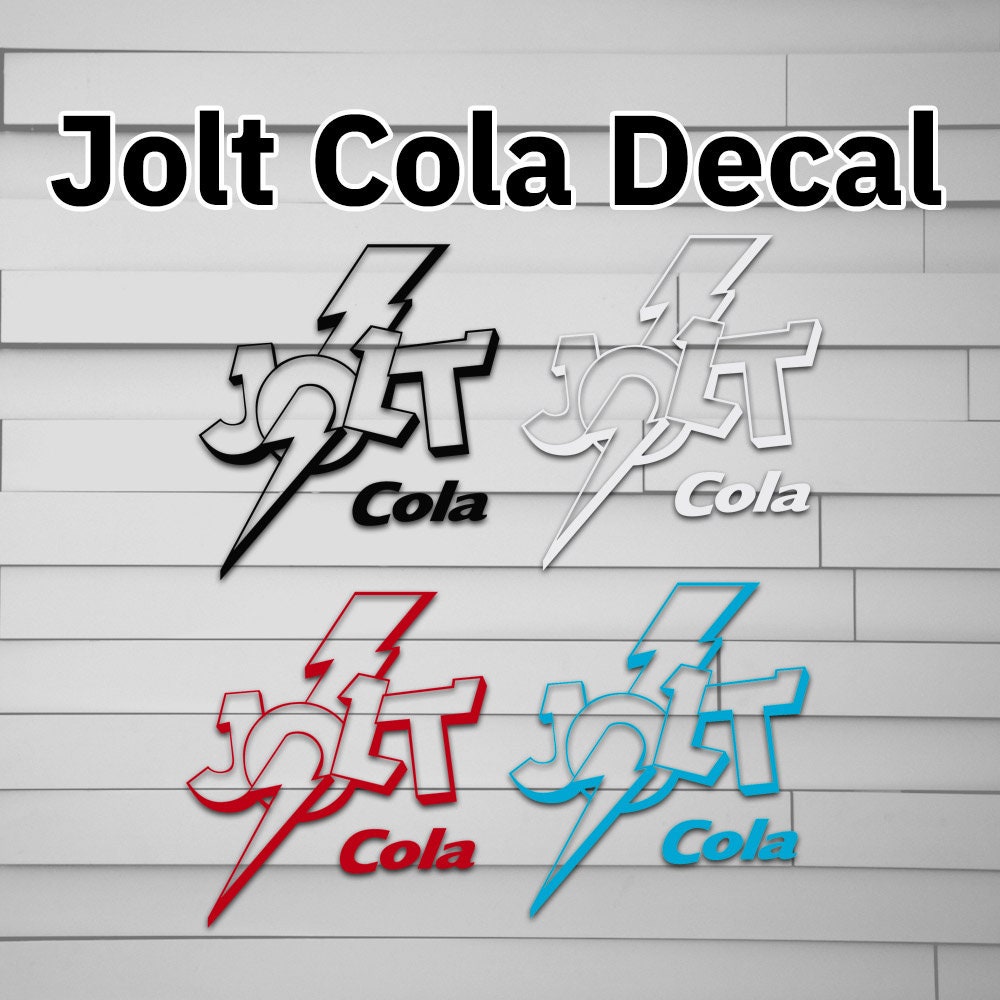 Jolt Cola Decal Sticker