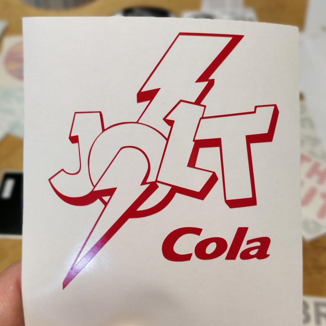Jolt Cola Decal Sticker