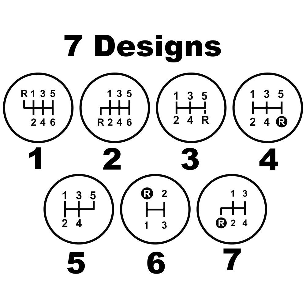 Shift Pattern Decals Sticker