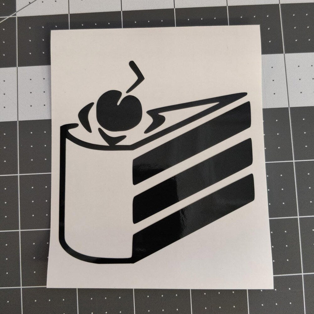 Companion Cube & Cake Decals