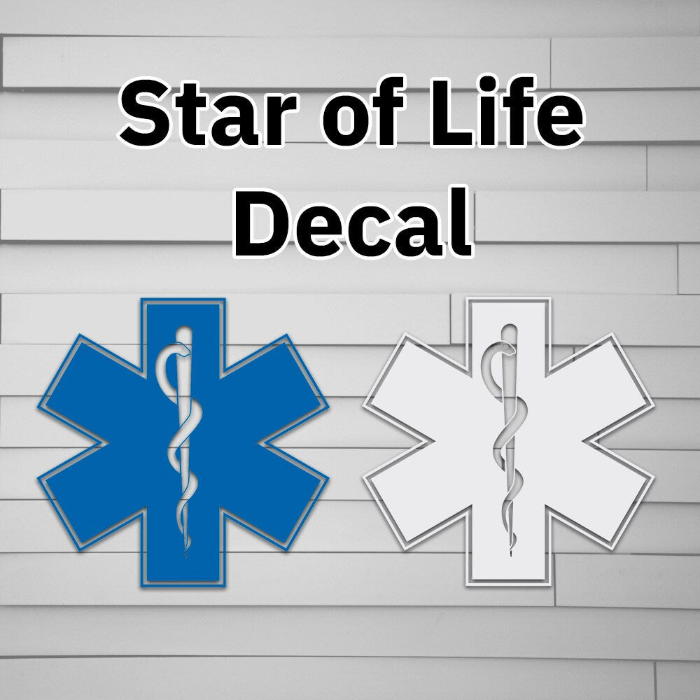 Star of Life Decal Sticker