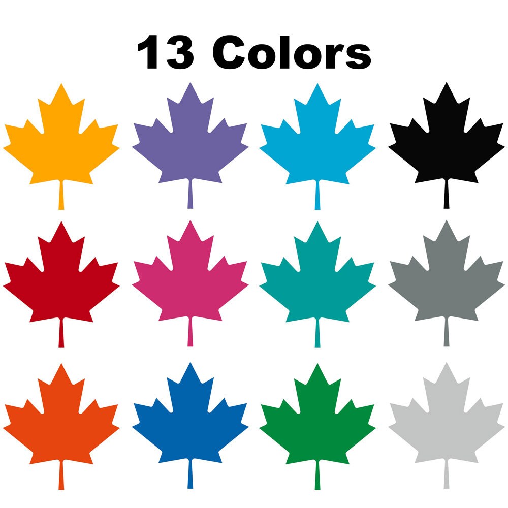 Maple Leaf Decal Sticker