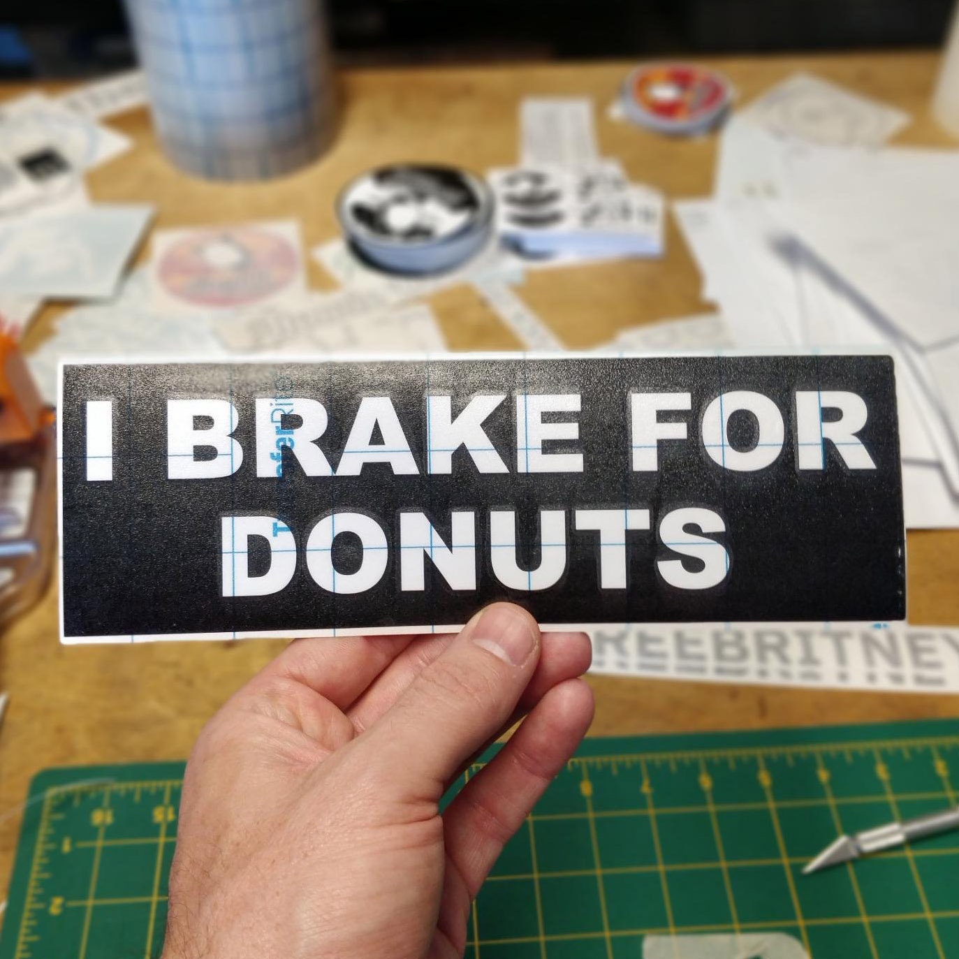 I Brake For ______ Bumper Sticker
