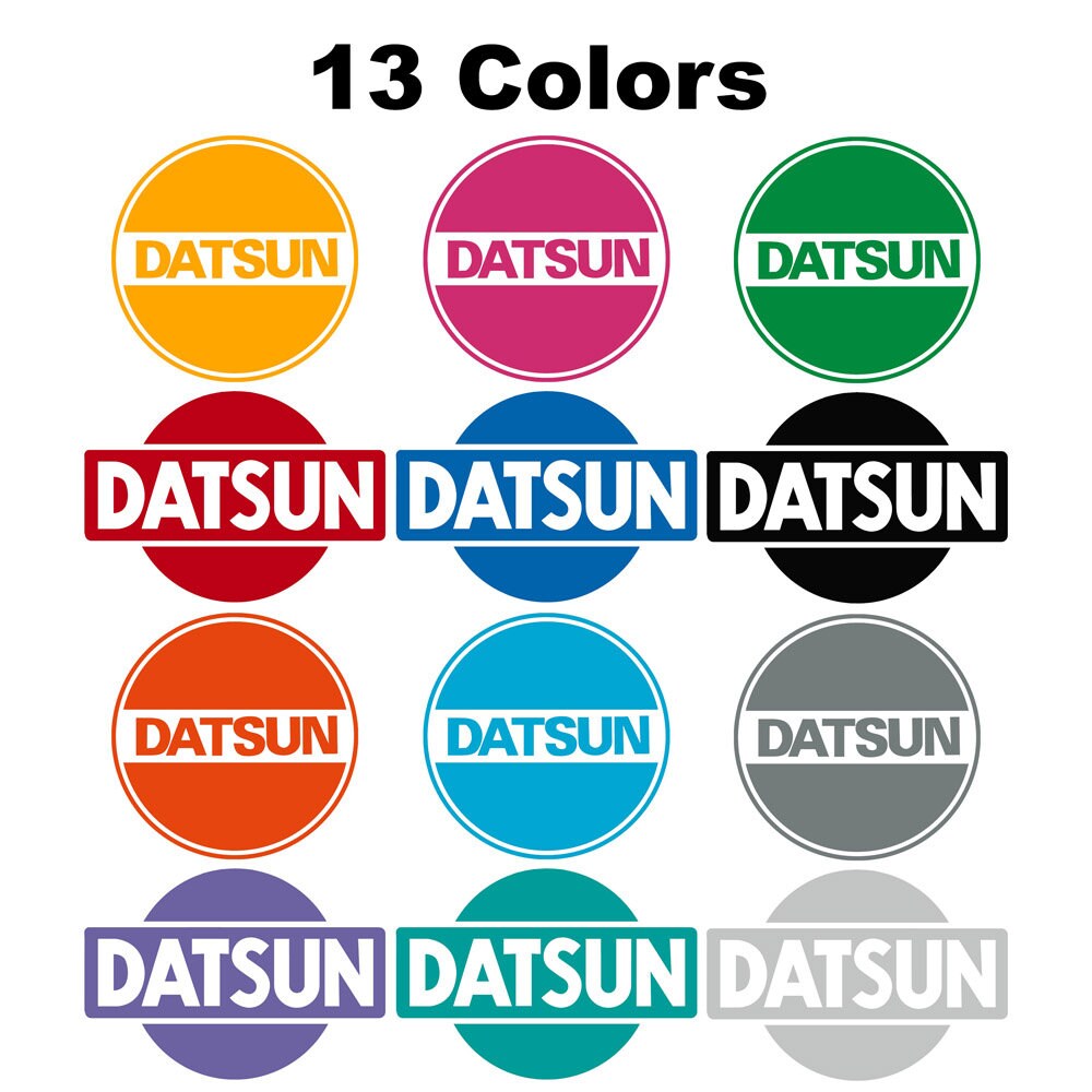 Datsun Decals Sticker