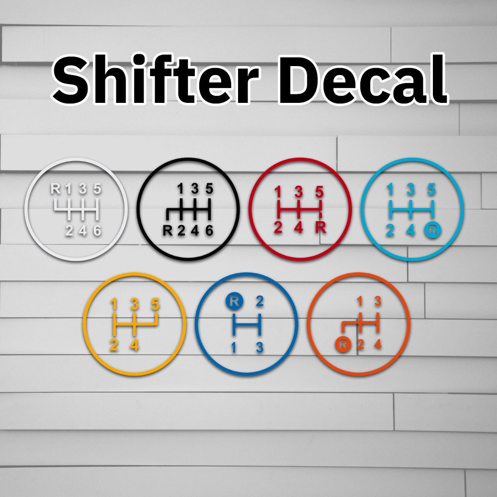 Shift Pattern Decals Sticker