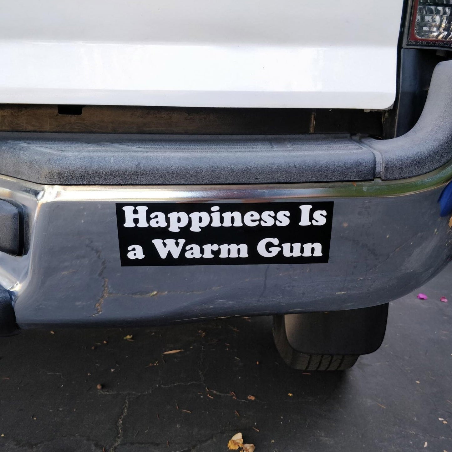 Happiness Is ______ Bumper Sticker