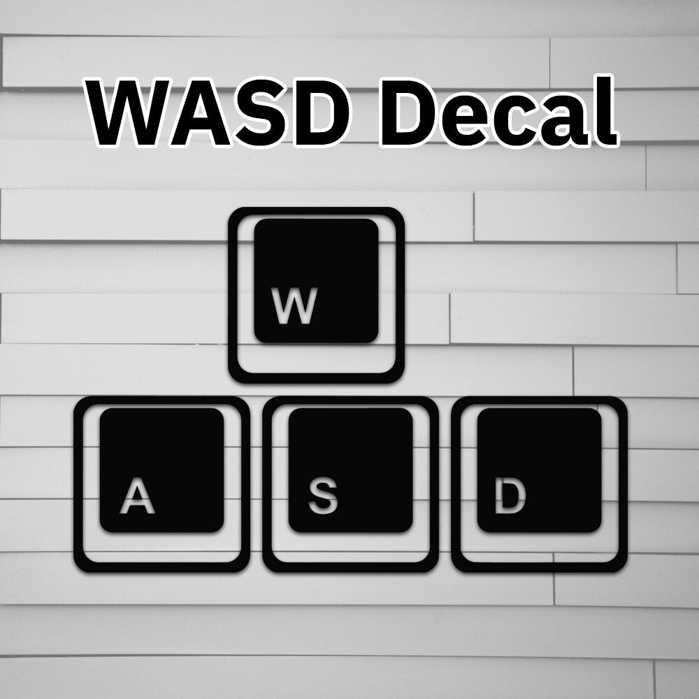 WASD Decal Sticker