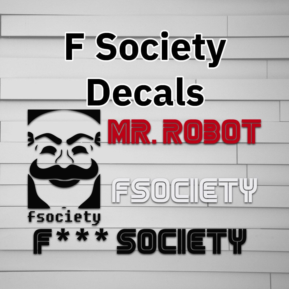 F Society Decal Sticker