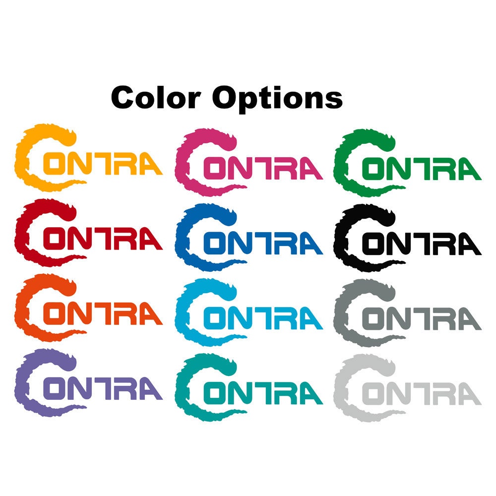 Contra Decal Sticker