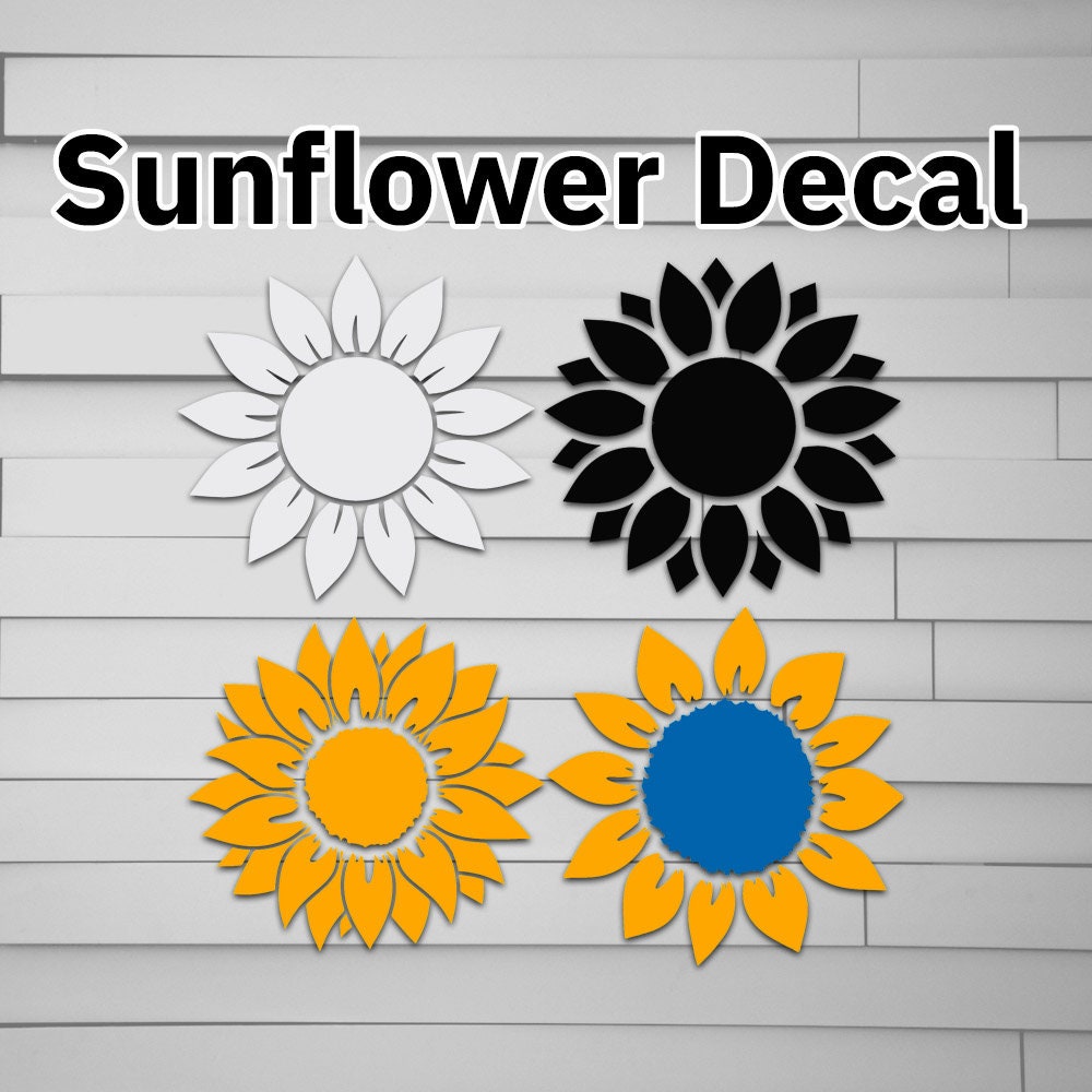 Sunflower Decal Sticker