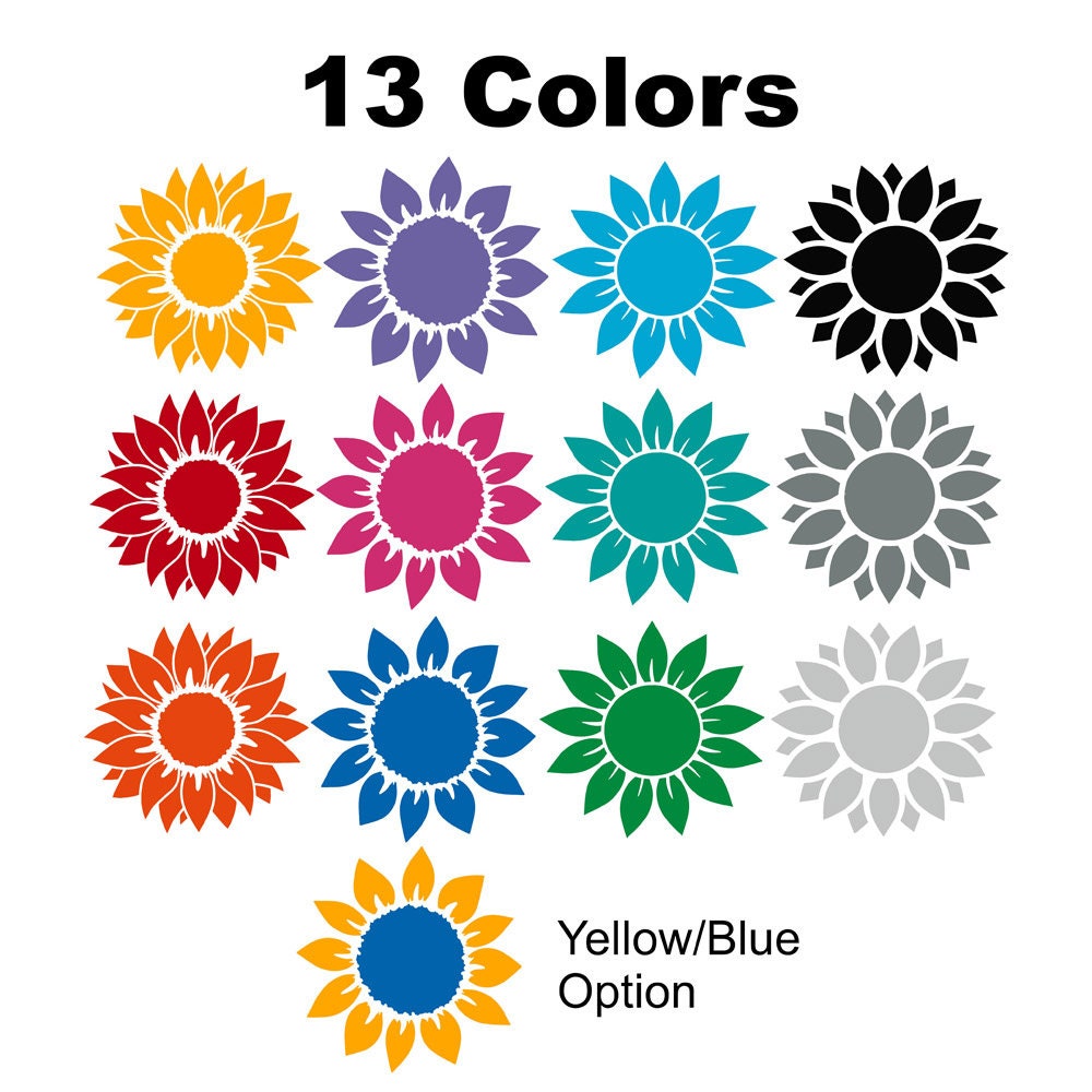 Sunflower Decal Sticker